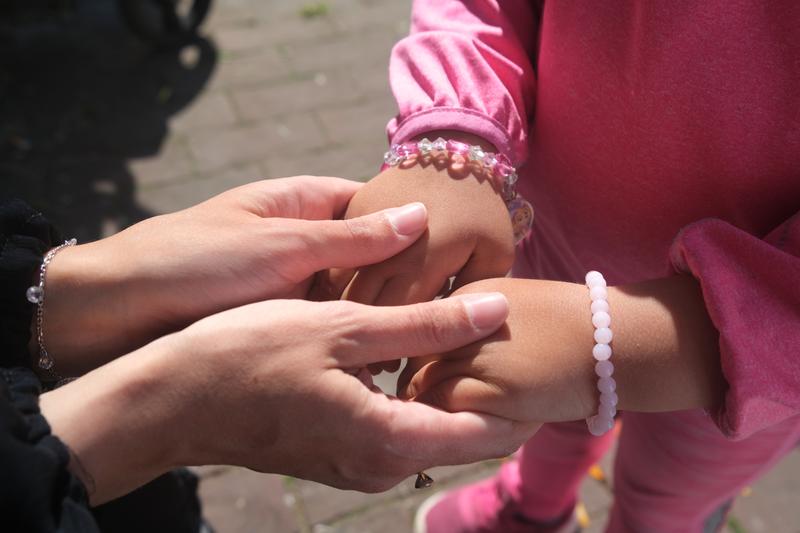 Hadjer und Tochter